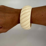 Bracelet en résine ivoire