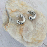 Boucles d'oreilles créoles coquillage