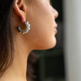 Boucles d'oreilles créoles coquillage