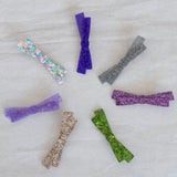Barrette Nœud pailletée