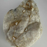 Collier 5 cœurs nacrés