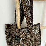 Totebag léopard Amour, Bazar Chic, Bisou