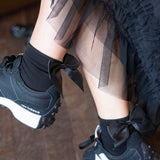 Chaussettes fantaisie noeud