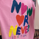 T-shirt “Now or Never” ✨