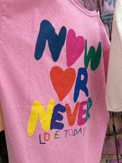 T-shirt “Now or Never” ✨