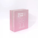 Set de deux verres "La vie en rosé"