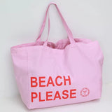 Sac de plage en toile Beach Please