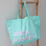 Sac de plage en toile Beach Please