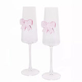 Coffret de 2 flûtes à champagne nœud