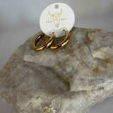 Boucles d'oreilles créoles Love Ibiza