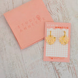 Boucles d'oreilles créoles coquillages