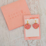 Boucles d'oreilles créoles coquillages