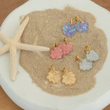 Boucles d'oreilles créoles coquillages