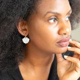 Boucles d'oreilles créoles coquillages
