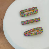 Barrettes à paillettes carnaval
