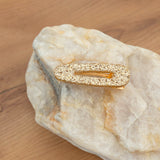 Barrettes à paillettes dorée