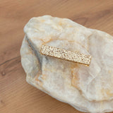 Barrettes à paillettes dorée