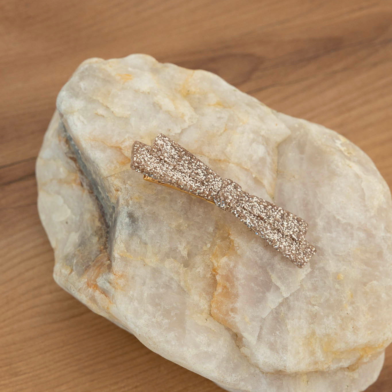 Barrette Nœud pailletée