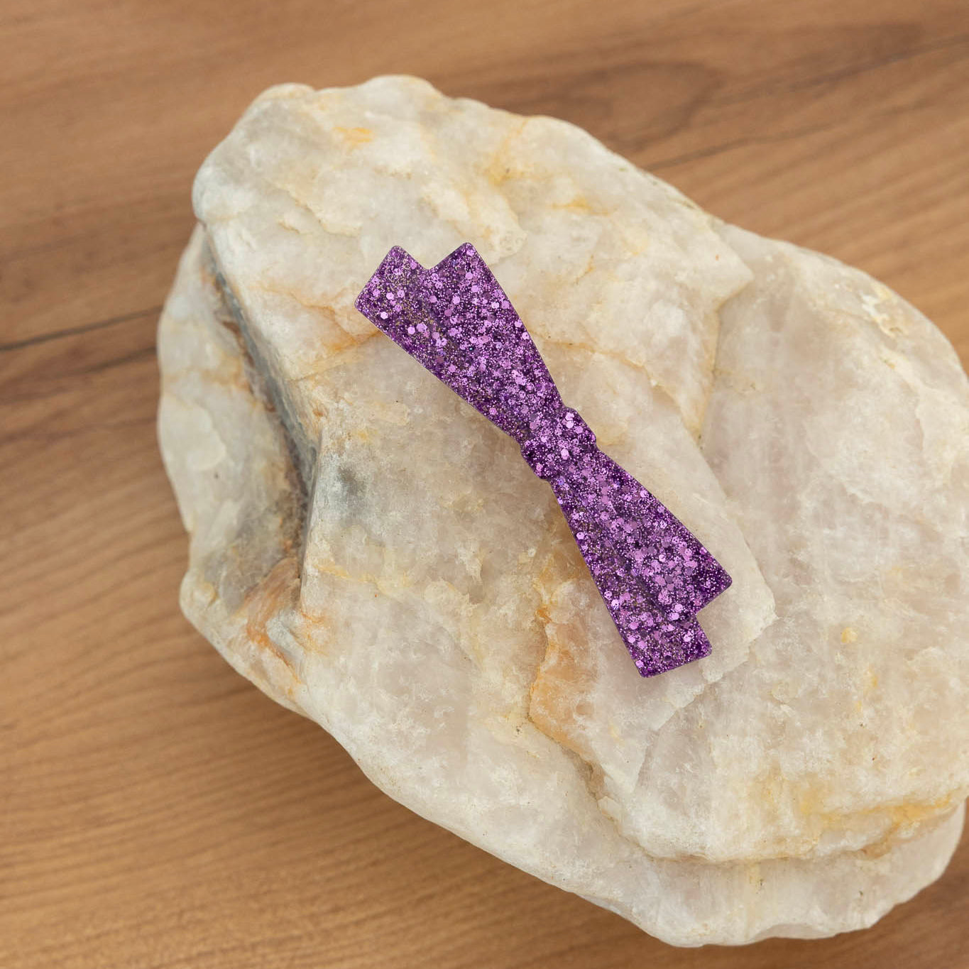 Barrette Nœud pailletée