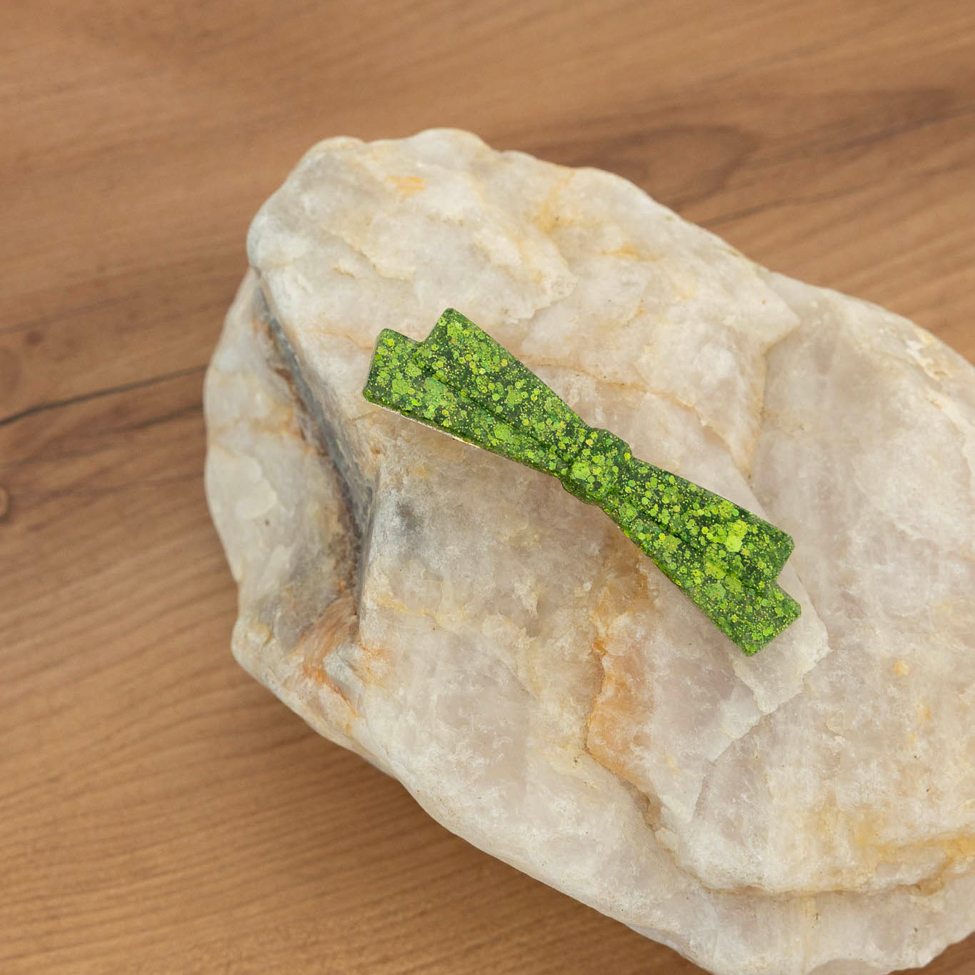 Barrette Nœud pailletée