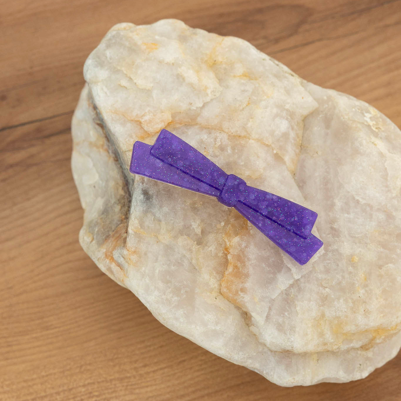 Barrette Nœud pailletée
