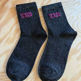 Chaussettes pailletées Drama Queen