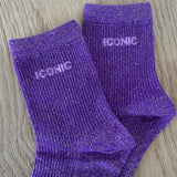Chaussettes à paillettes ICONIC