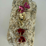 Boucles d’oreilles créoles cœur miroir