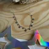 Collier Étoiles Argentées