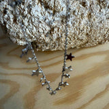 Collier Étoiles Argentées