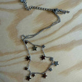 Collier Étoiles Argentées