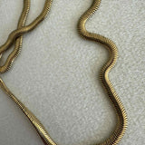 Collier maille serpent Satine (3 mm)