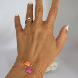 Bracelet Cœur Fluo