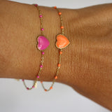 Bracelet Cœur Fluo