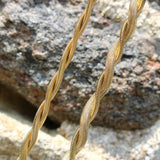 Collier torsadé doré