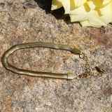 Bracelet maille serpent Satine 3 formats