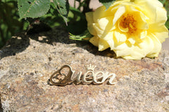Broche Queen avec couronne