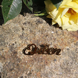Broche Queen avec couronne