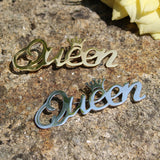 Broche Queen avec couronne