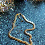 Collier maille serpent Satine 3 formats