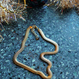 Collier maille serpent Satine 3 formats