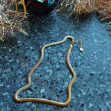 Collier maille serpent Satine 3 formats