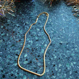 Collier maille serpent Satine 3 formats