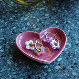 Boucles d’oreilles créoles fleurs Isabelle