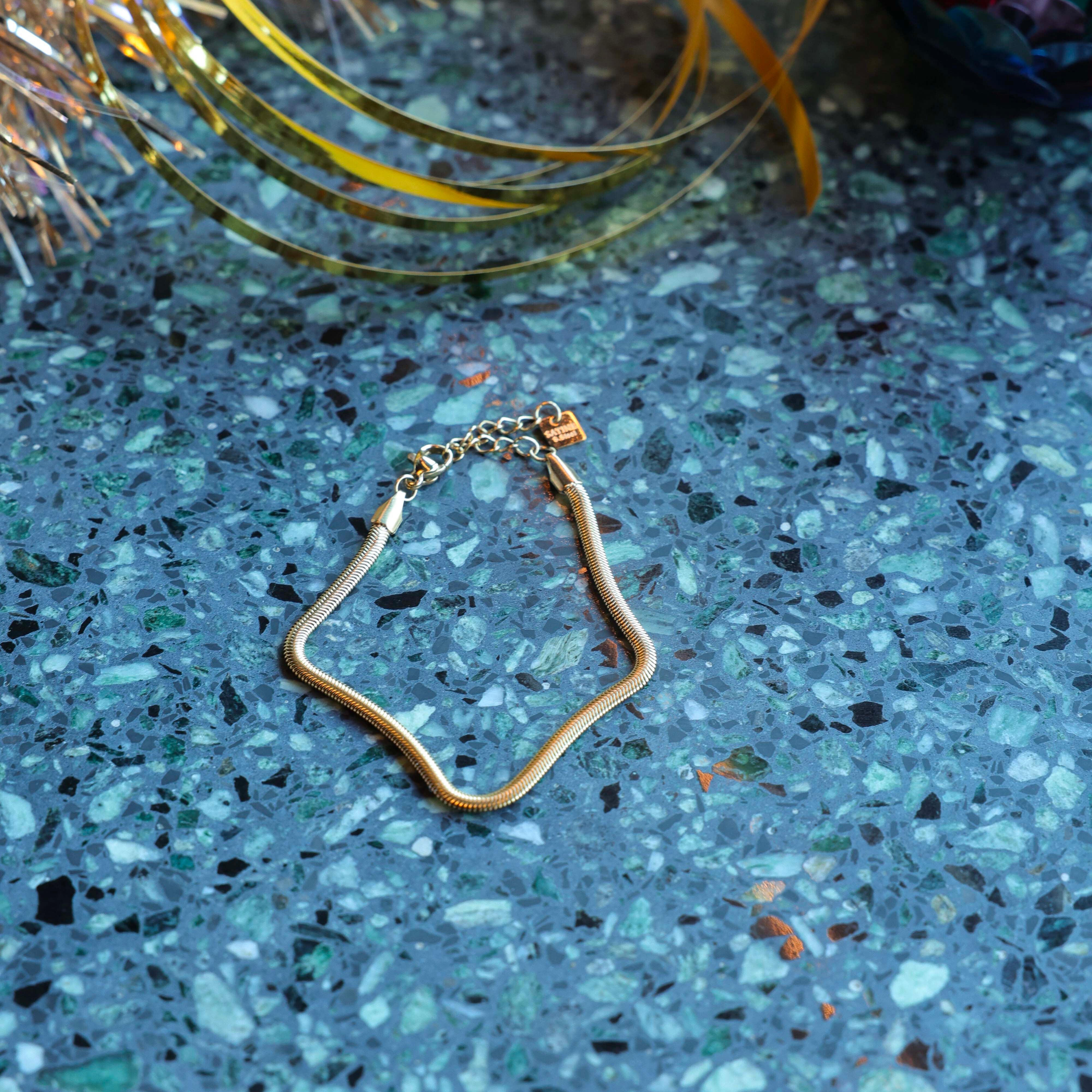 Bracelet maille serpent Satine 3 formats