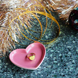 Bague chevalière cœur