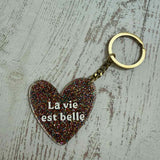 Porte-clé "good vibes"