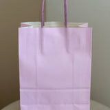 Sac cadeau rose pastel (moyen)