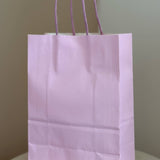 Sac cadeau rose pastel (moyen)