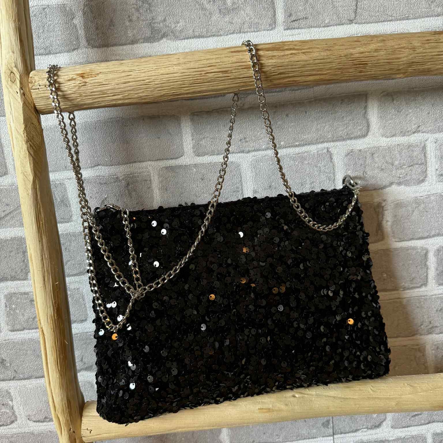 Sac à main-pochette Stella à sequins